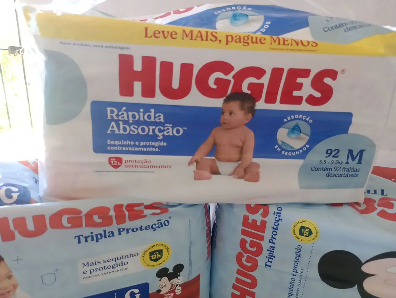 Huggies fraldas G e M venda e troca. - Foto 2
