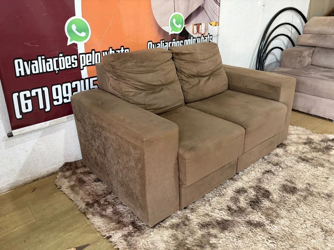 Sofa apenas retrátil ótimo estado - Foto 3