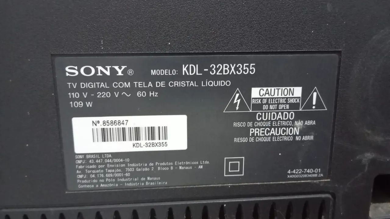 Tv Sony retirar peças  - Foto 5
