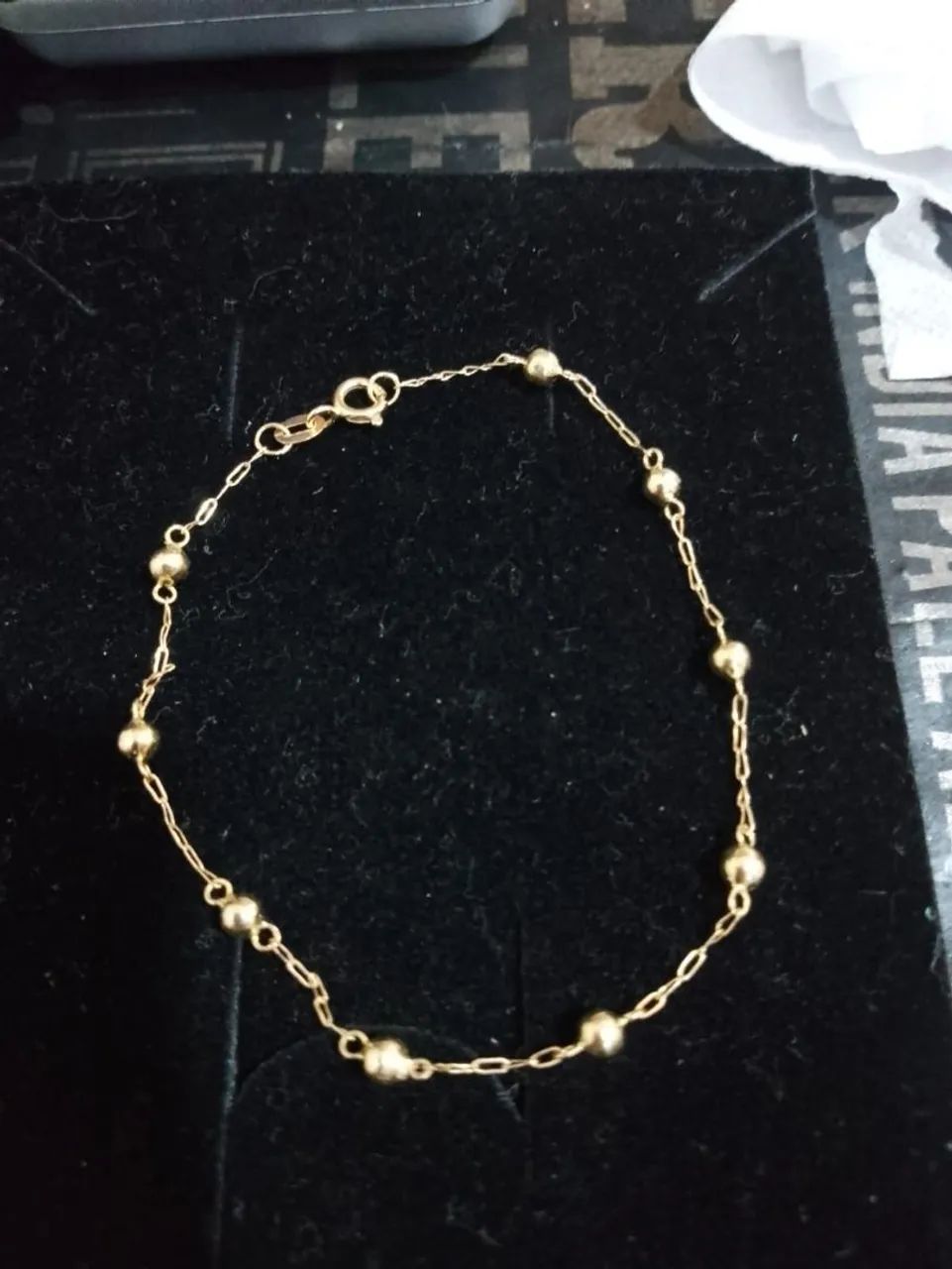 Pulseira infantil de ouro 18kl