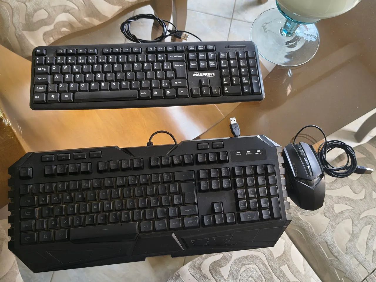 Kit Gamer Teclado e Mouse iluminados + Brinde - Foto 3