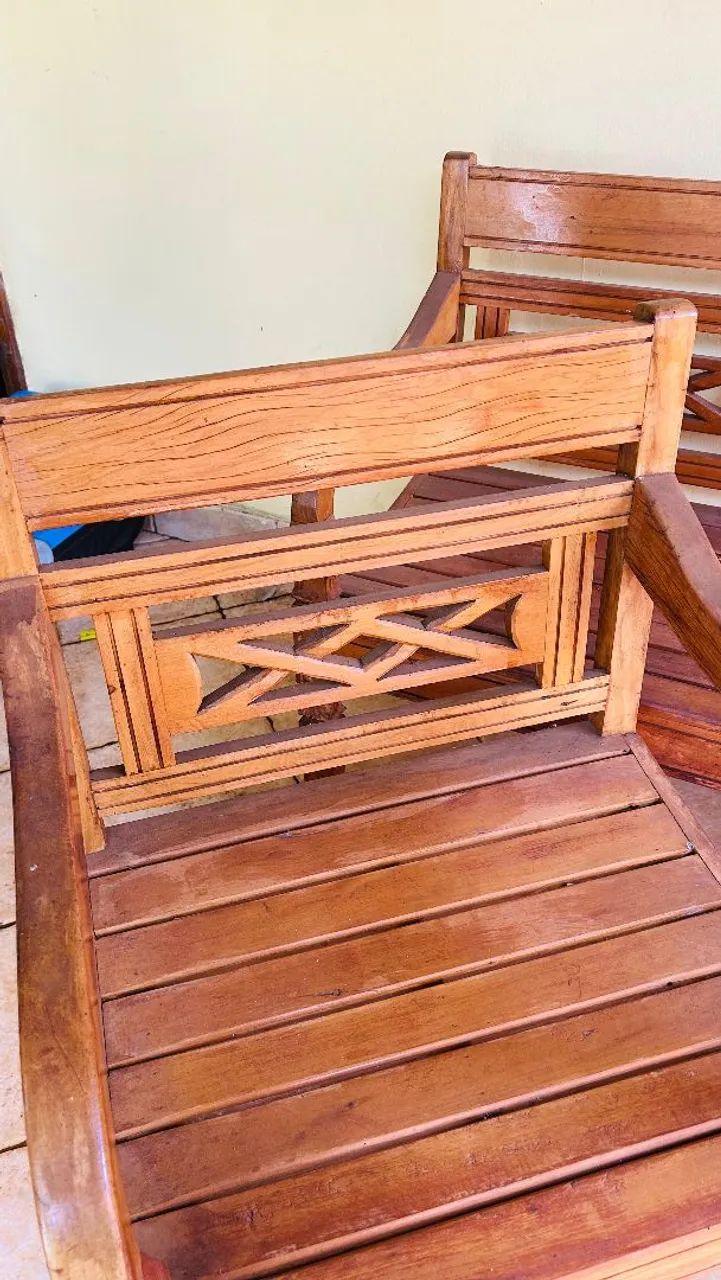 Cadeira madeira Peroba Rosa - Foto 3