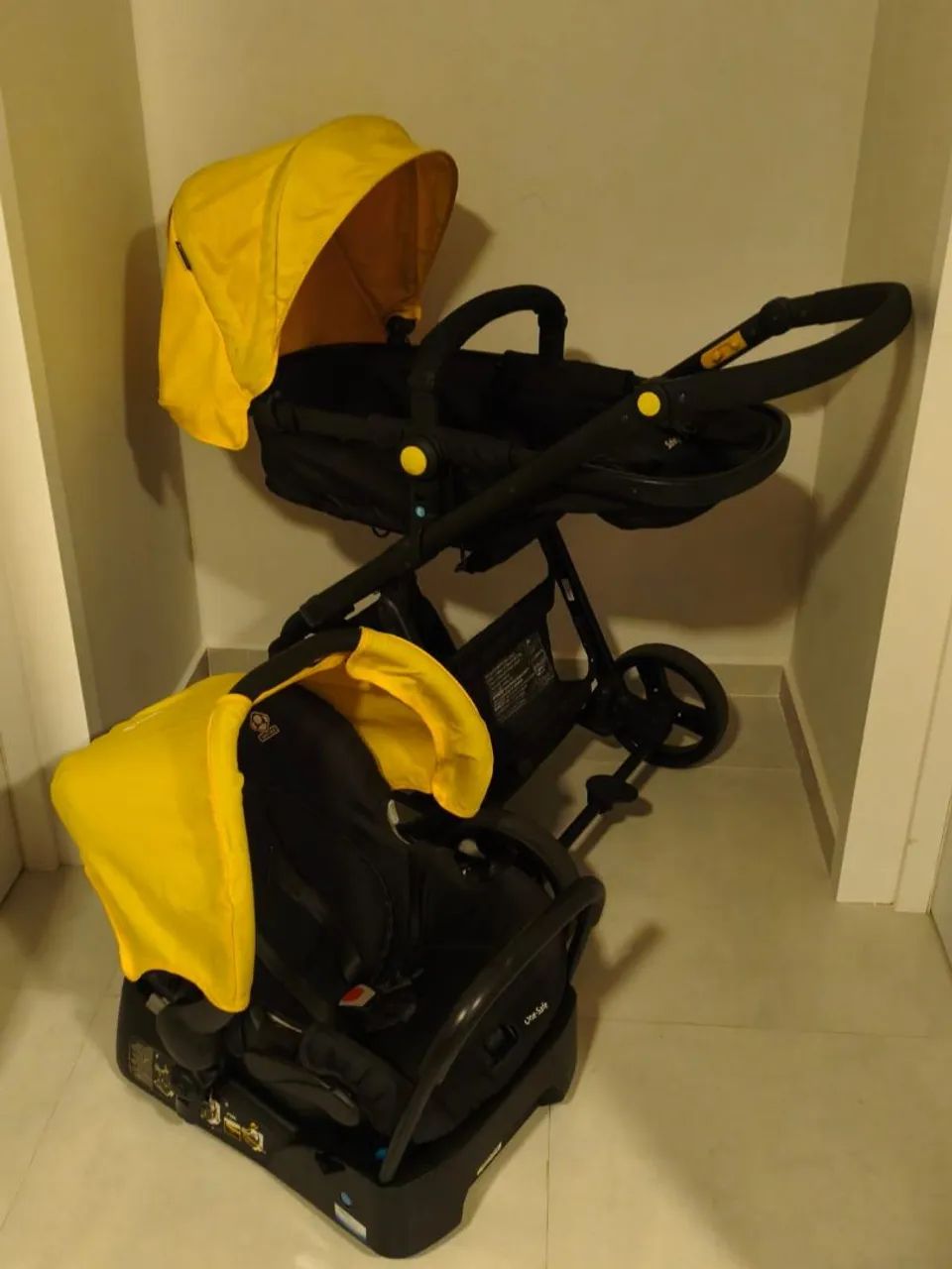 Kit Carrinho, Moisés e Bebê Conforto  - Foto 4