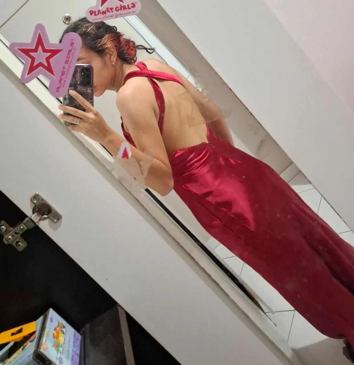 Vestido longo vermelho  - Foto 4