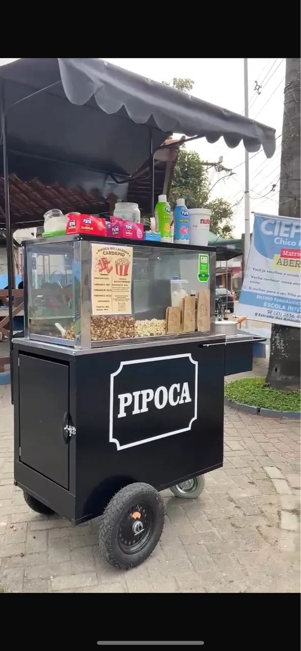 CARRINHO DE PIPOCA POUCO USADO