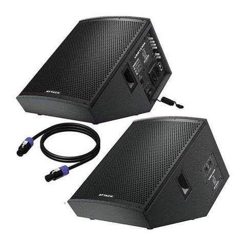 Caixa Par Retorno Attack Ativa/Passiva Vrm1550a + Vrm1530 Monitor + Cabo Novo+Garantia+Nf - Foto 2