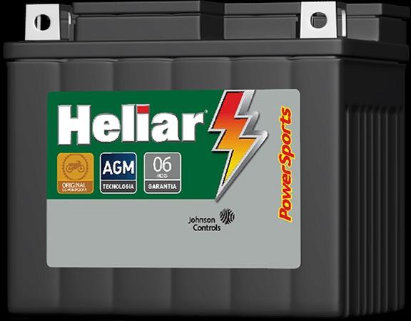 Bateria de Moto 5 amperes Heliar Promoção - Foto 2