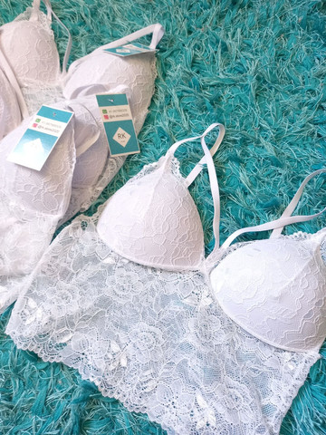 Cropped renda com ajuste na alça  - Foto 3