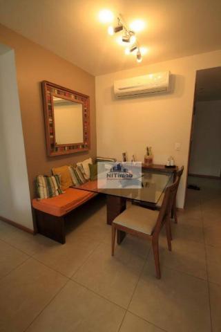 Excelente apartamento 3 quartos, frente, andar alto, parcialmente mobiliado, lazer complet - Foto 4