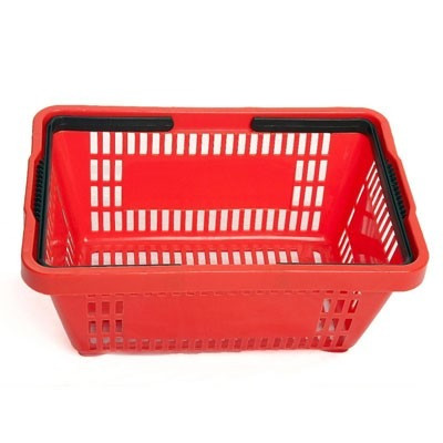 Cesta de compras Plástica vermelha 18 litros *nova embalada - Foto 2