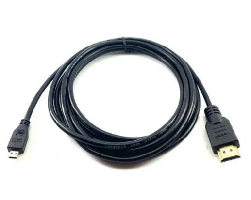 Cabo Micro Hdmi X Hdmi 1,5m 1.4 Ponta Micro Hdmi