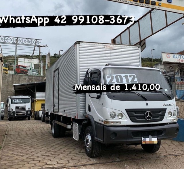 MERCEDES 1016 ANO 2016  COM CONTRATO EM TRANSPORTADORA 