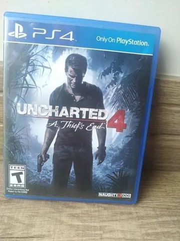 Jogo Original Ps4 Midia Fisica Uncharted 4