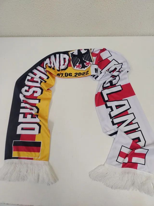 Cachecol  Jogo Alemanha x Inglaterra 07 June 2022 - Foto 2