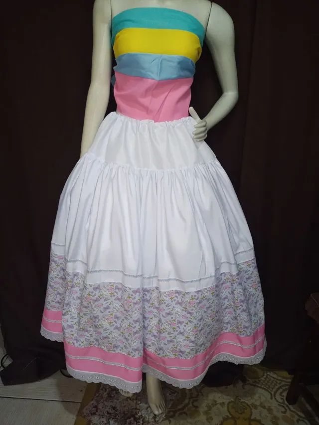 Saia erê criança roupa de santo umbanda candomblé