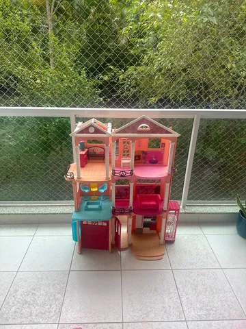 Playset Barbie Mattel Casa de Férias Malibu HCD50 - Ri Happy