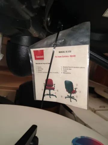 Cadeira de Escritório Diretor Cavaletti - Foto 6