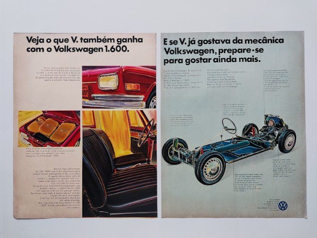 VW 1600 Zé do Caixão - Propaganda de revista - Foto 3