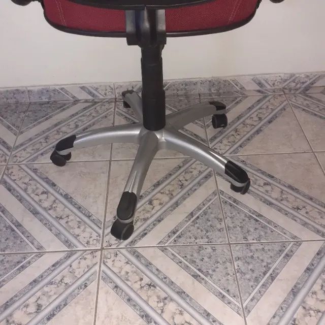 cadeira ofice operativa presidente vermelha - Foto 4