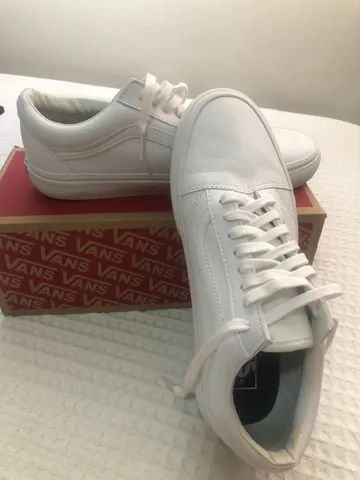 Vans old best sale skool de couro