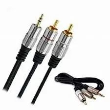 Cabo Auxiliar P2 X RCA Áudio Estéreo 5M. - Foto 2