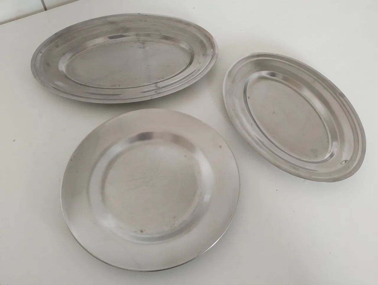 Conjunto Travessas rasas Inox