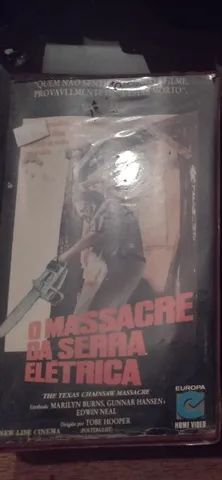 VHS O Massacre da Serra Elétrica Raridade