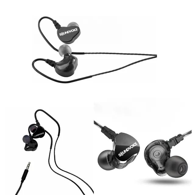 Fone In-ear Retorno Palco Soundvoice IE-01 Preto