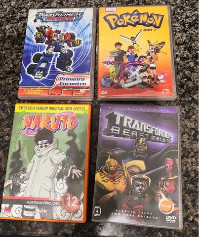 4 dvds Transformers, Naruto e Pokémon, os 4 por 35,00 - Foto 2