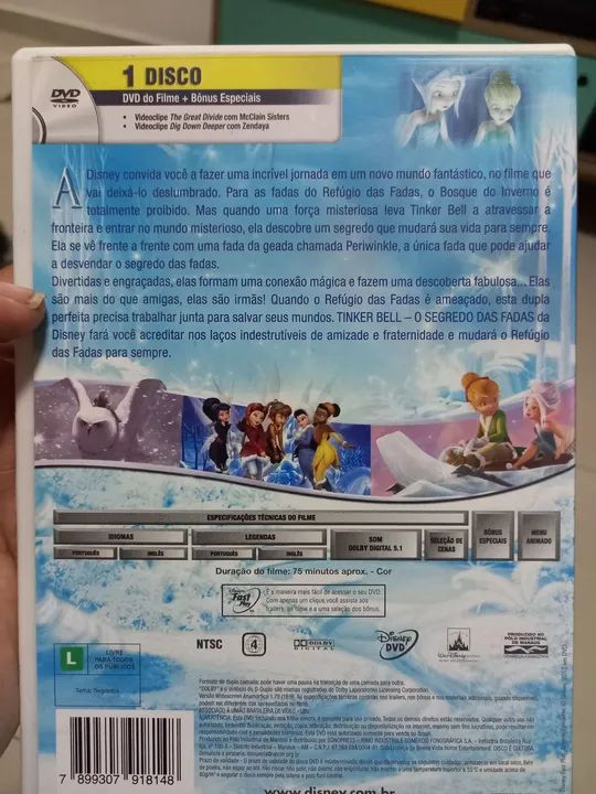 DVD Tinker Bell - Segredo das Fadas - Foto 2