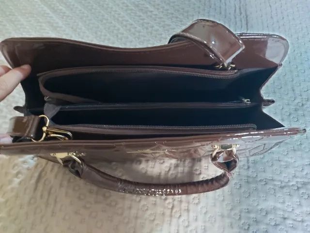 BOLSA MÉDIA COR CAFÉ - NOVA  - Foto 4