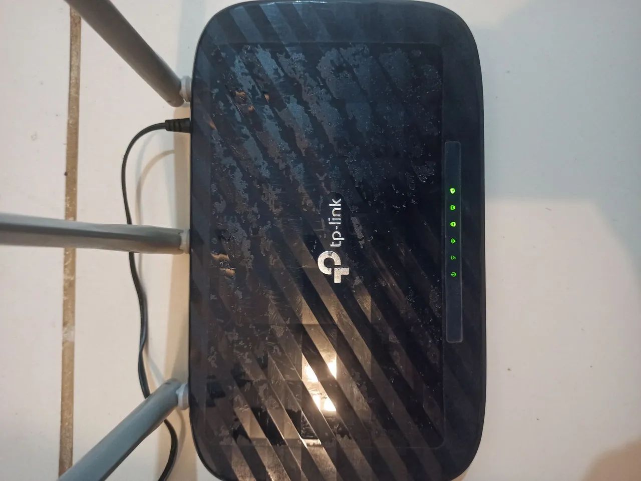 Ótimo Roteador Preto Wi-Fi Tp-Link  - Foto 3