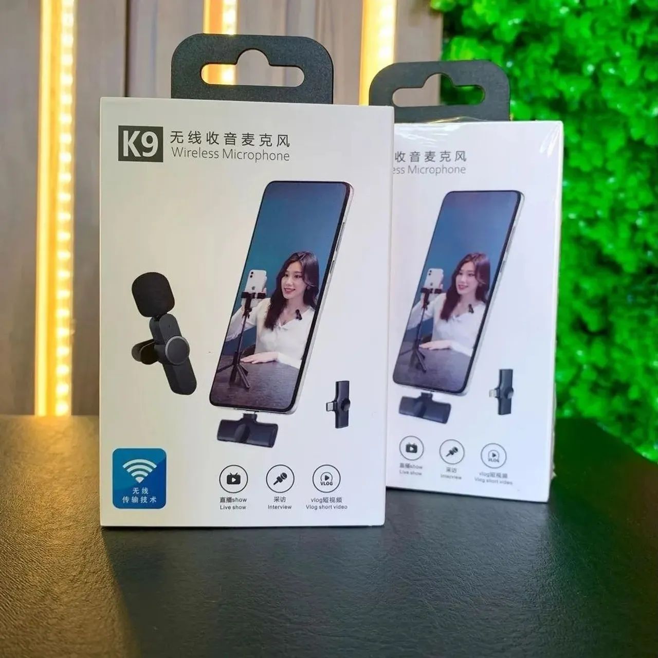 Microfone de Lapela  sem fio Tipo C/IOS