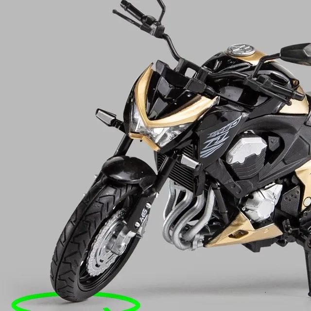 Kawasaki Z800 miniatura 1:12 nova na caixa - Foto 4