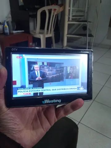 GPS com tv digital 6 Pol .entrada cartão para MP3 .vídeos e fotos - Foto 6