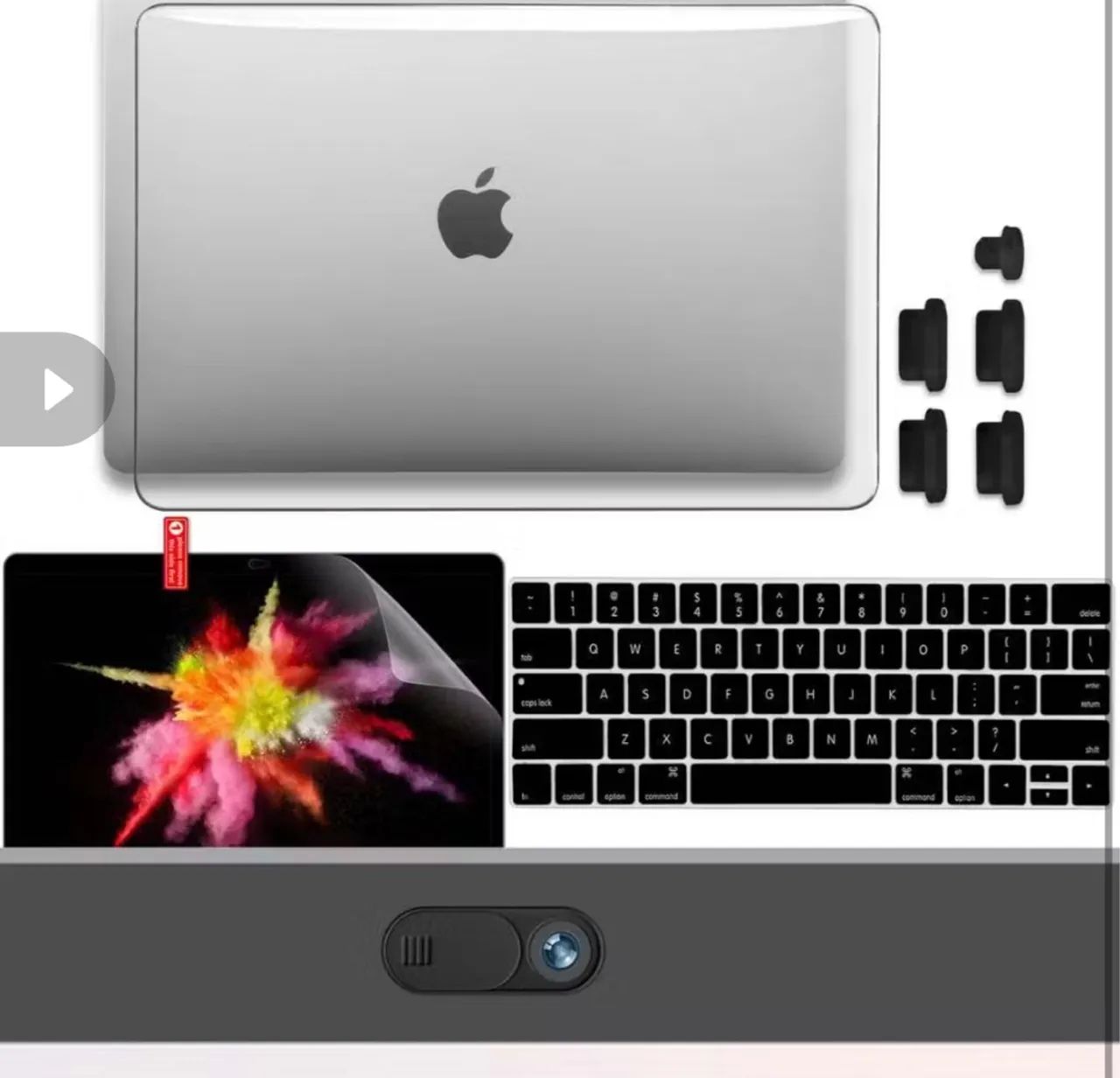 5in1 Transparente Case For Macbook Air M3 A3113 A3114 Air 15 M2
