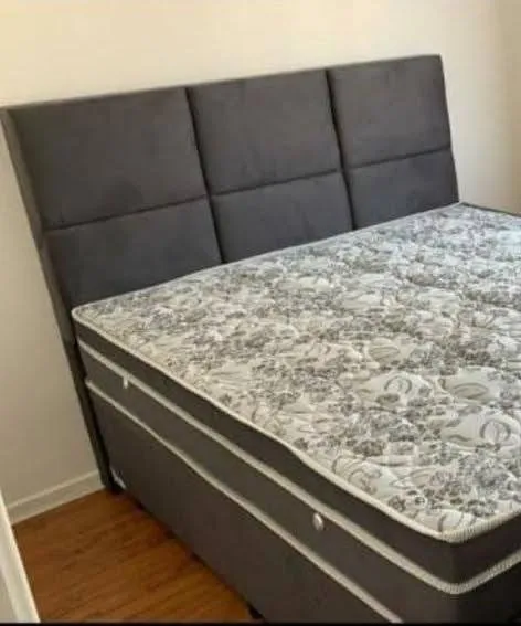 Cama box base casal + colchão molas ensacadas individual - Direto de fabrica