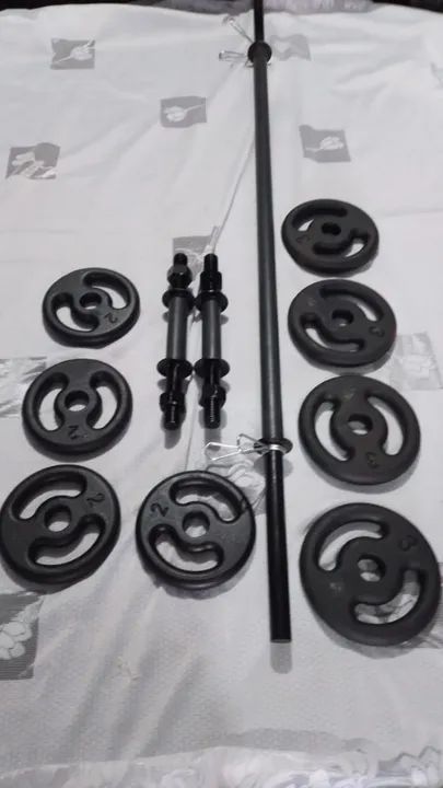 barras maciça e anilhas  - Foto 2