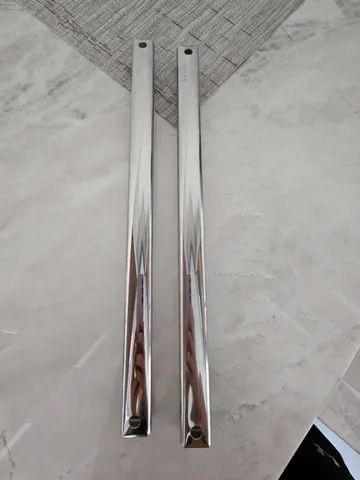 Barras de suporte inox Brinox 40cm para parede - 2 unidades