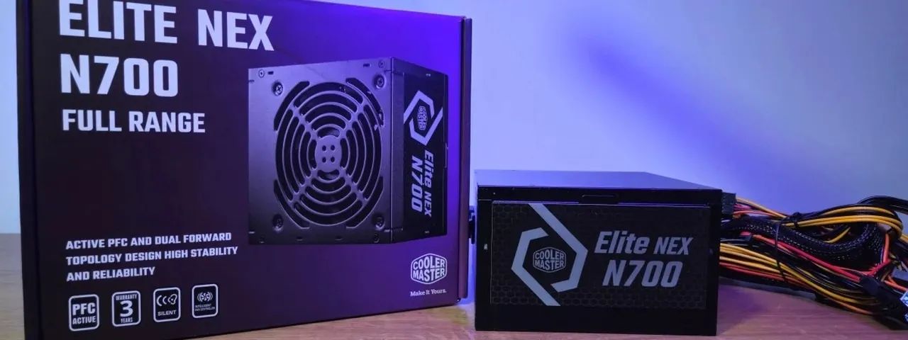 Fonte Cooler Master Elite Nex N700 Fr 700w Mpw 7001 acan - Foto 3