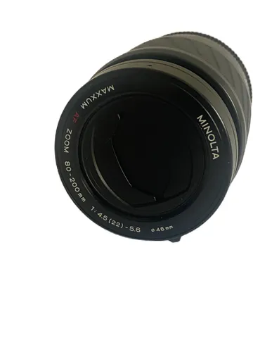 Lente Vintage Minolta Sony Maxxum AF Zoom 80-200mm 1.4.5 22 5.6 A-mount