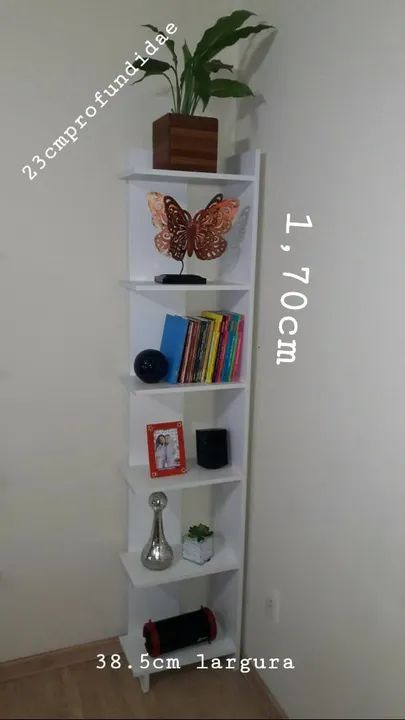 Estante de canto, nicho 100% mdf