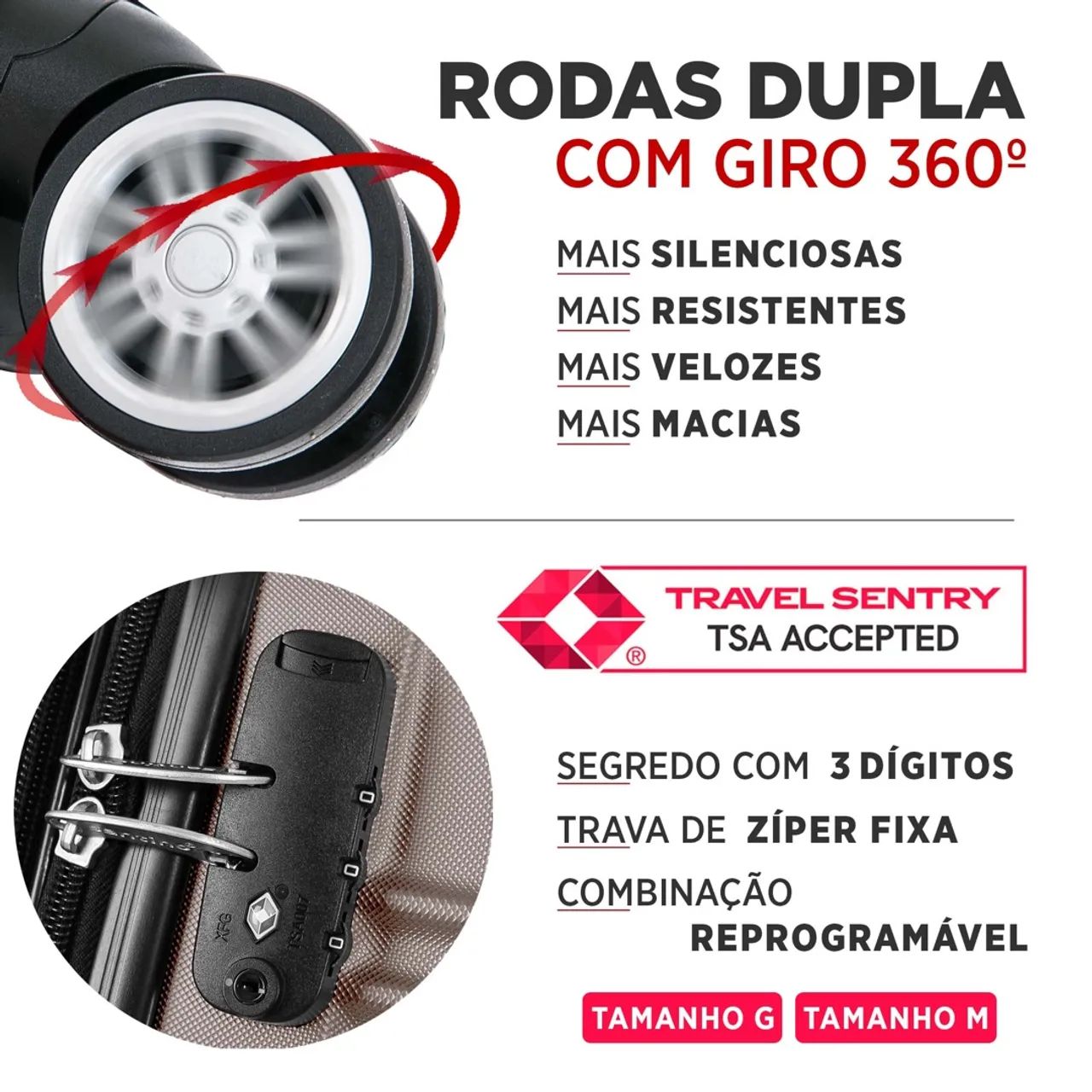 Mala Bordo 10kg Santino com Garantia  - Foto 4