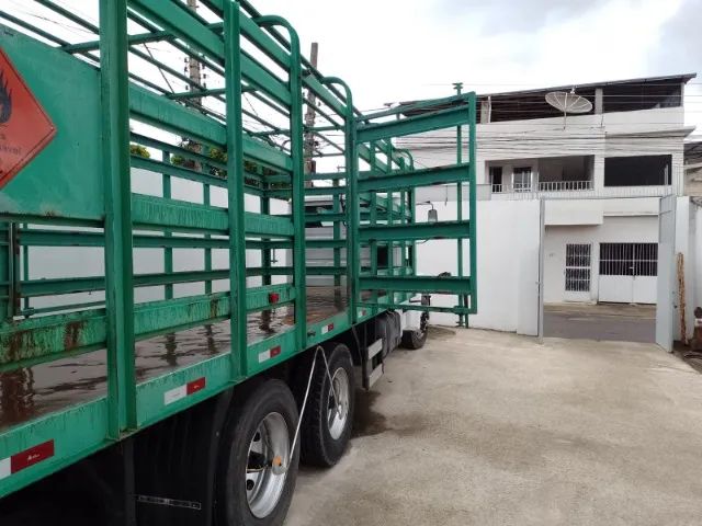 Carroceria gaiola transporte de gás botijão P13 - Foto 6