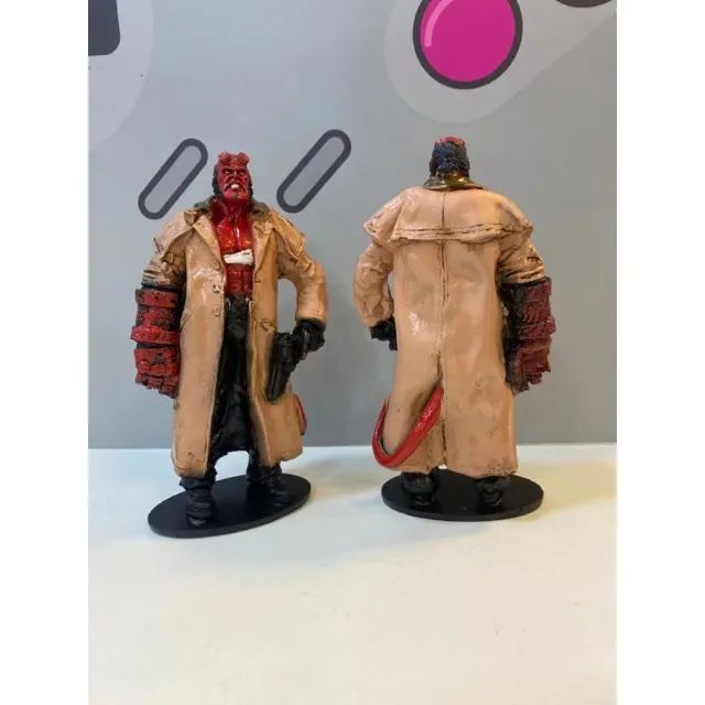 Boneco Hellboy Filme miniatura em Resina - Foto 3