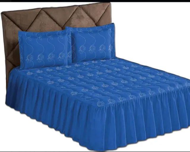 Colcha casal 3 peças (decorativa) - Foto 6