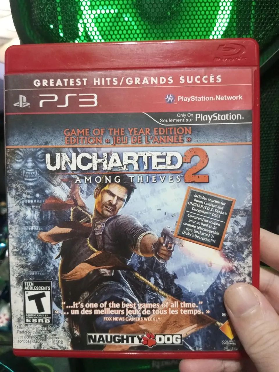 Uncharted 2 among thieves goty edition jogo ps3 game Playstation 3