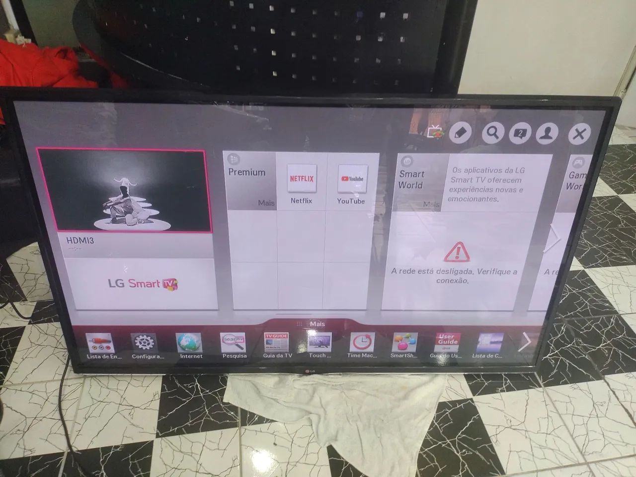 Vendo Smartv lg 60 polegadas funcionando perfeitamente R$ 2500,00 - Foto 4