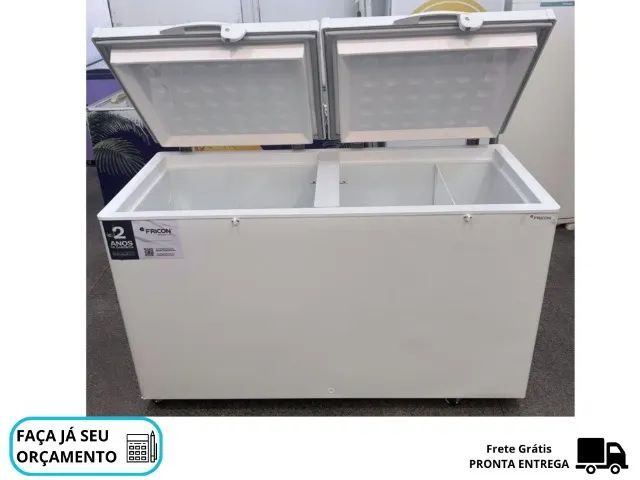 Freezer Horizontal 2 Tampas 503L Fricon  