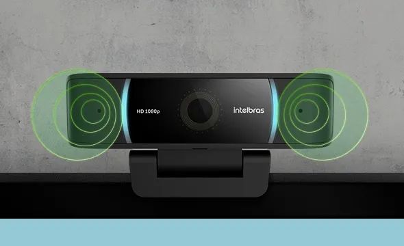 Câmera web Intelbras CAM-1080p Full HD 30FPS